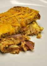 Healthy Recipe - Sausage and Onion Strata