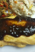 Recipe - Baked Chicken wBasil Orange Espresso Glaze