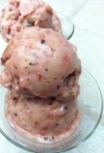Banana Ice Cream with Frozen & Fresh Figs