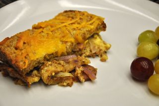 Healthy Recipe - Sausage and Onion Strata