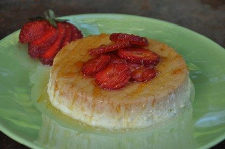 Yogurt Vanilla Bean Flan - WellJourn.org