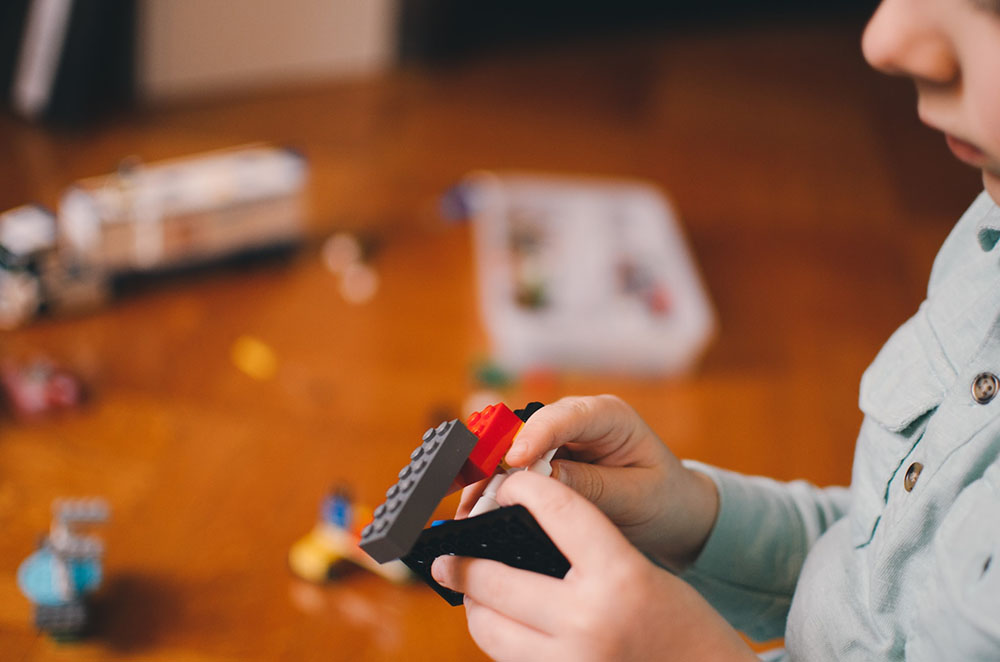 self-directed-play-Montessori preschool in Winnetka-Little Wonders Montessori One